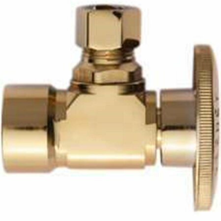 PROTECTIONPRO K2048APBLF 0.5 Fip x 0.38 O.D Quarter Angle Valve Polished Brass PR2475272